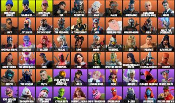 CONTA FORTNITE- Warpaint, Midas, Deadpool, Spider-Man, Wolverine | 293 SKINS