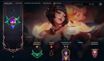 Conta lol Ahri lenda ascendida, ahri termas noturnas do florescer espiritual