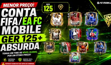 [MENOR PREÇO!] CONTA DE FIFA/EA FC MOBILE - GER 125+ BRABA PRA SAIR HOJE!!