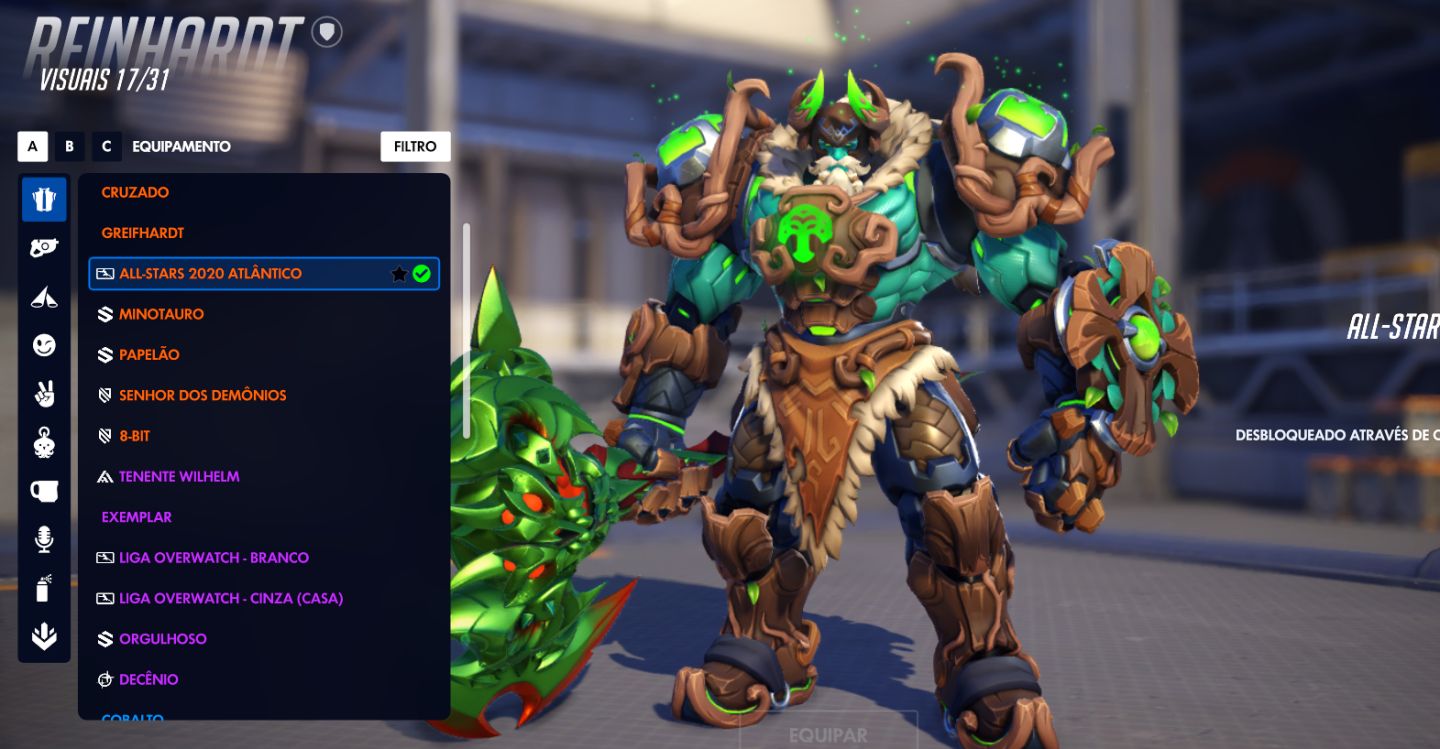 CONTA OVERWATCH MUITAS SKINS DE CAMPEONATO (DOOM TROVÃO/SIGMA MAESTRO)