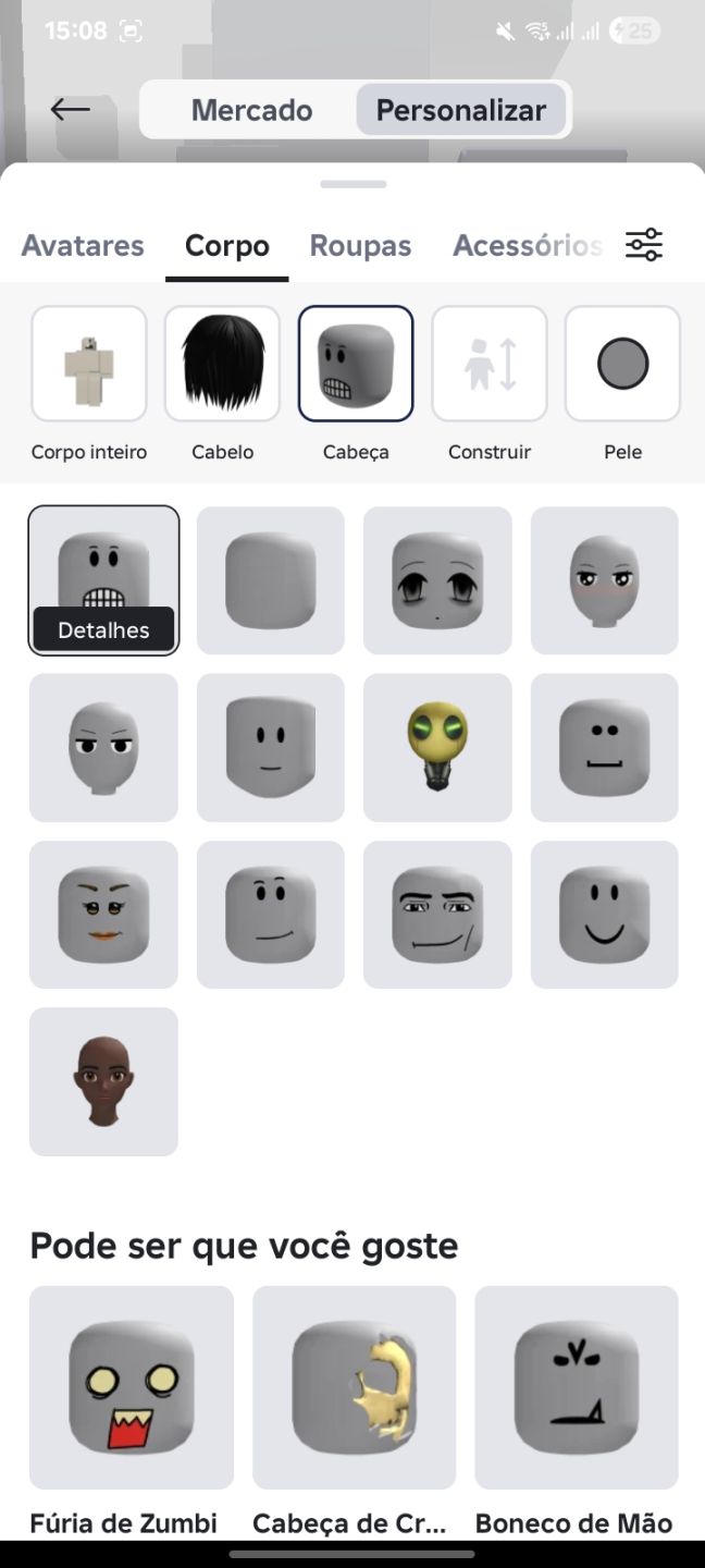 Conta de Roblox 2023 com vários itens