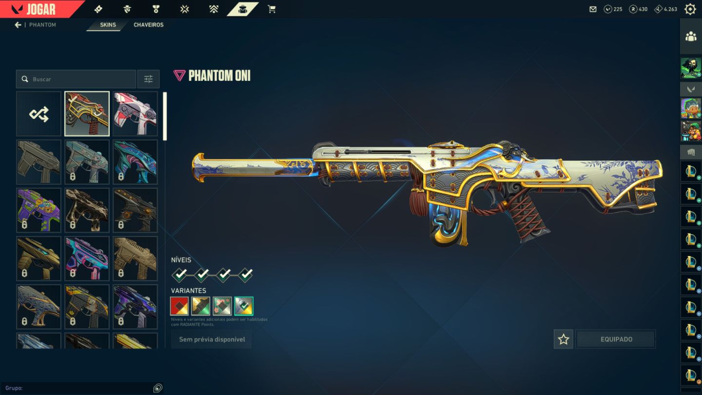 CONTA VALORANT - KARAMBIT ÍON E OUTRAS SKINS! (FULL ACESSO) + E-MAIL VINCULADO!