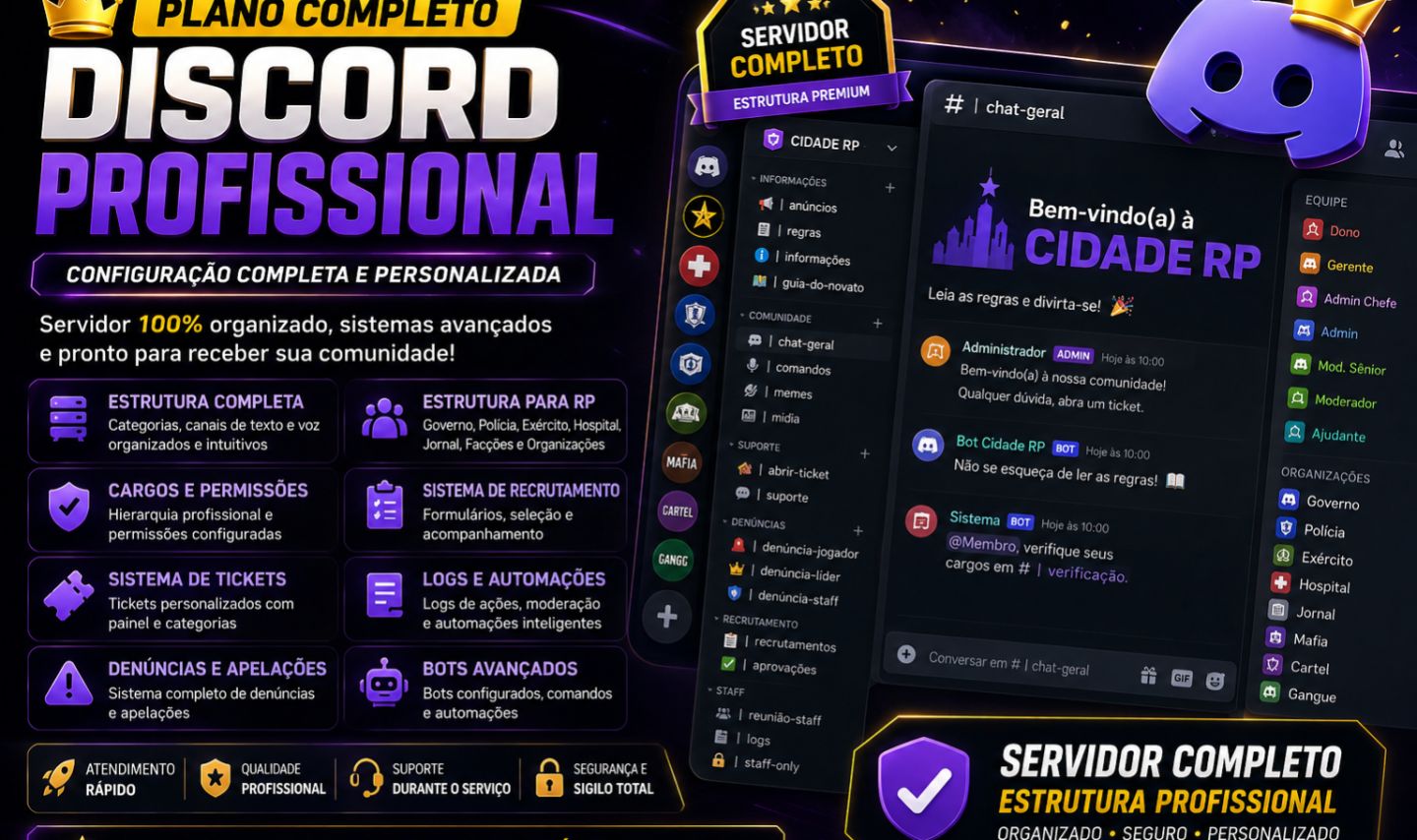 DISCORD PROFISSIONAL COMPLETO