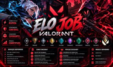 VALORANT | ELO JOB DUO BOOST FERRO AO RADIANTE | PREÇOS COMPETITIVOS