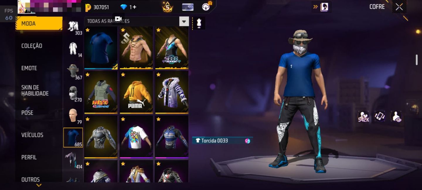 Conta Rara Nível 77