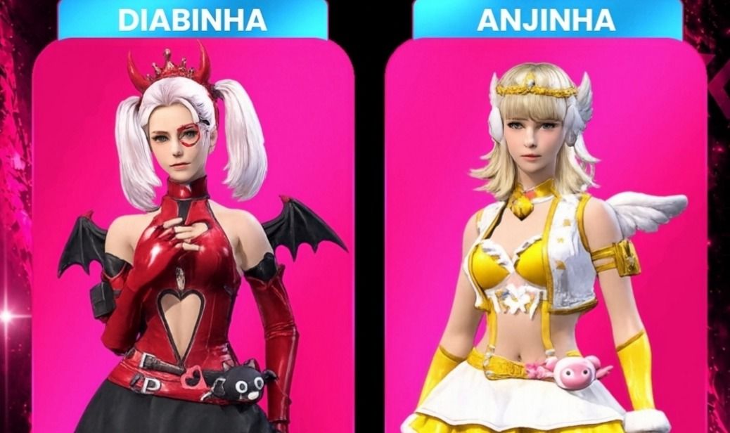 SKIN DIABINHA E ANJINHA