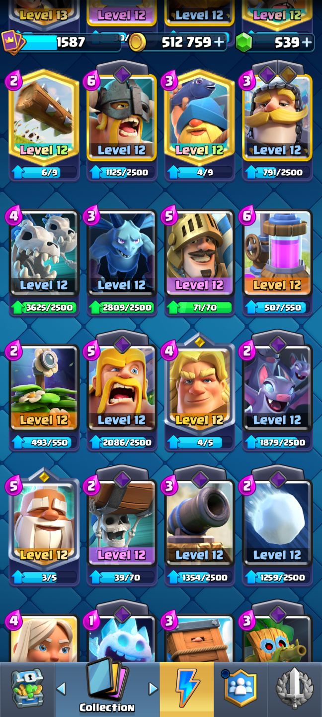 CONTA CLASH ROYALE | 13K TROFÉUS| 12 EVOLUÇÕES