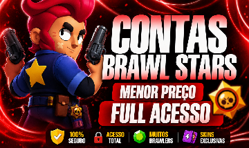 CONTA BRAWL STARS FULL ACESSO! MUITAS SKINS