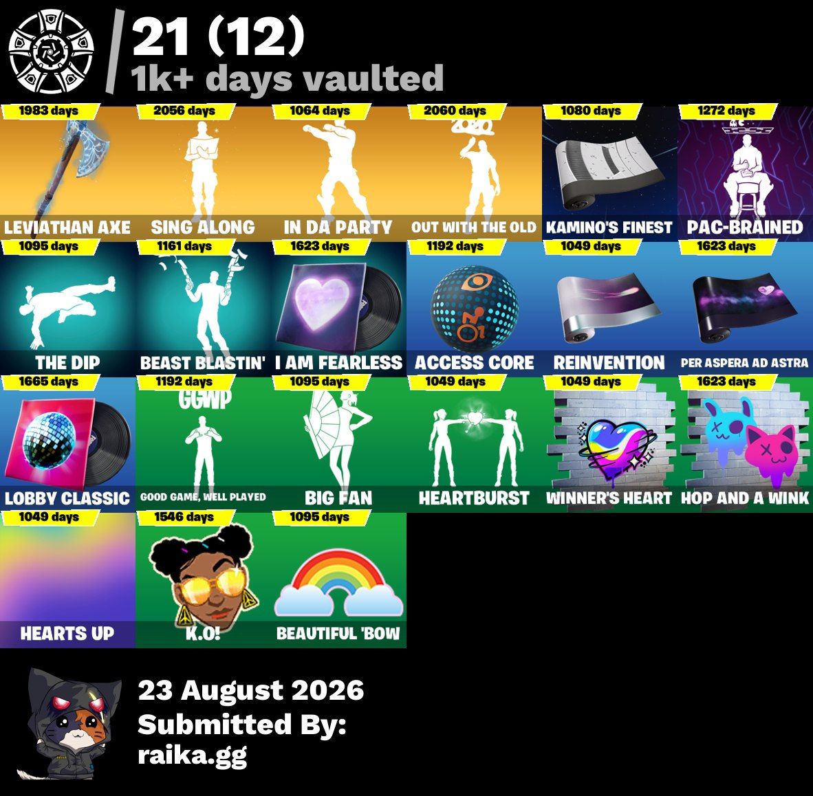 CONTA FORTNITE | 138 SKINS | LEVIATHAN AXE | 162 PICARETAS | 112 DANÇAS
