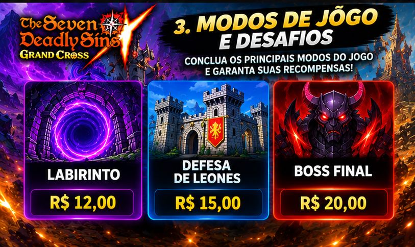 Serviços The seven deadly sins grand cross
