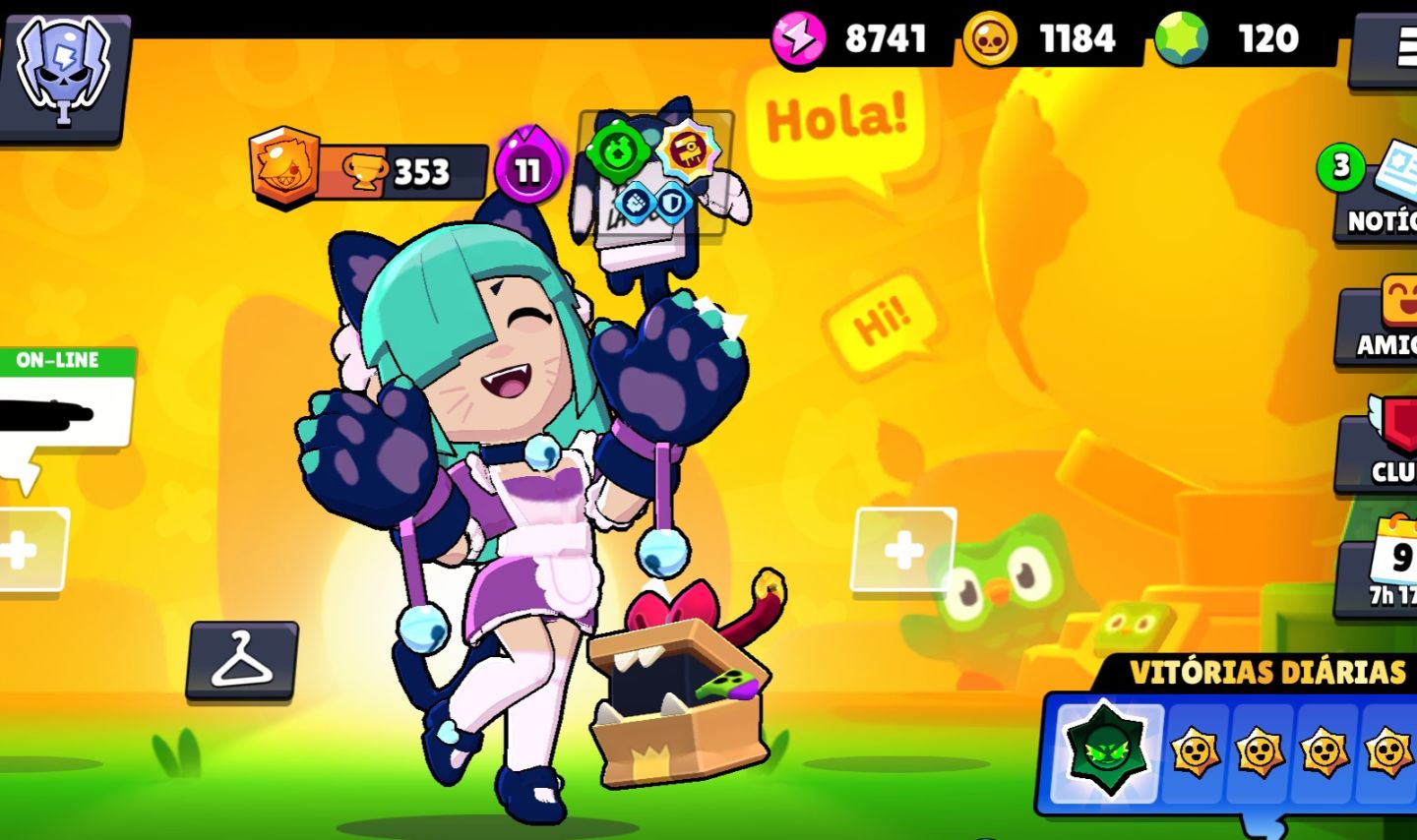 Conta de Brawl(shelly estelar)!