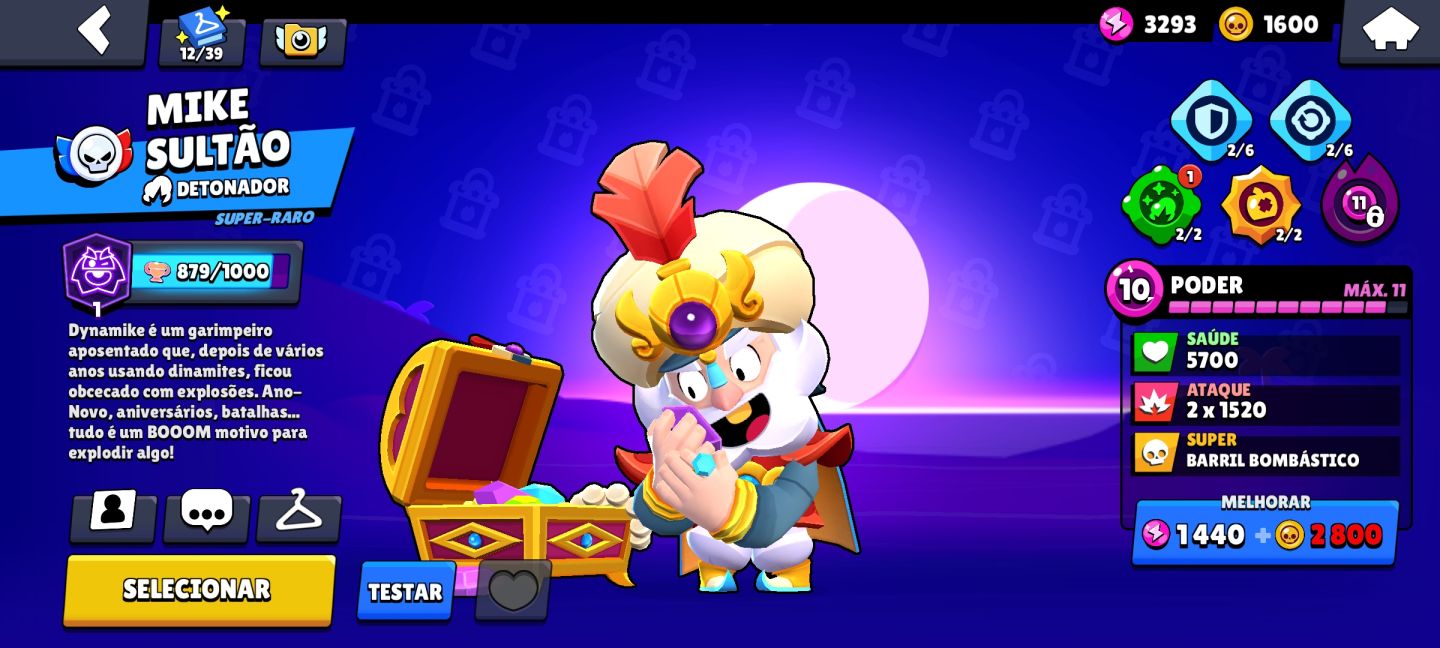 Brawl Stars 11,7K Troféus | 37 Brawlers | Conta Secundária