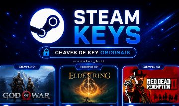 KEYS STEAM OFICIAIS (NA SUA CONTA) KEYS STEAM