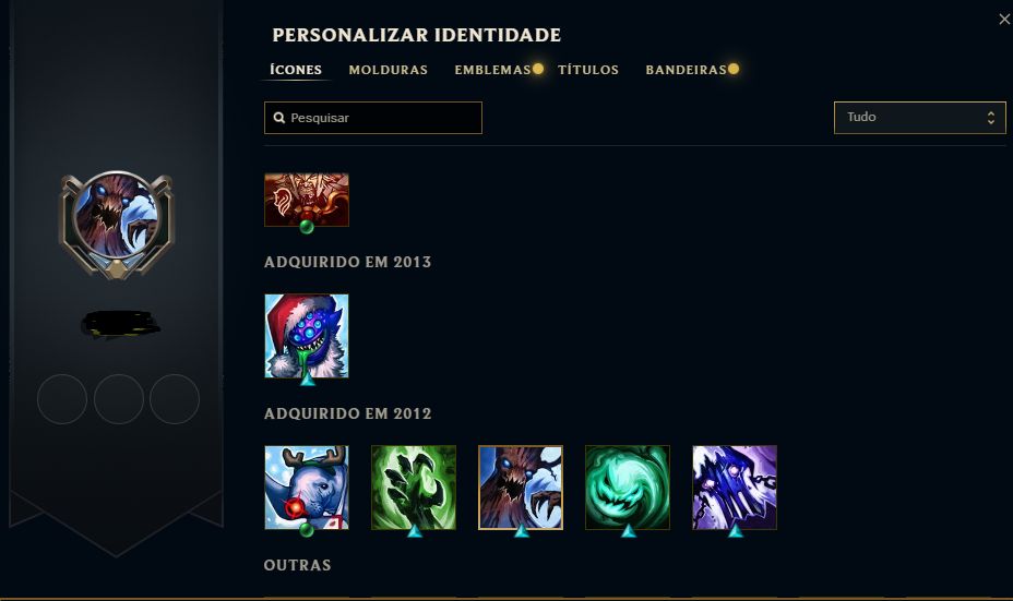 CONTA HANDLEVEL SEASON 2 MASTER 300+ PONTOS