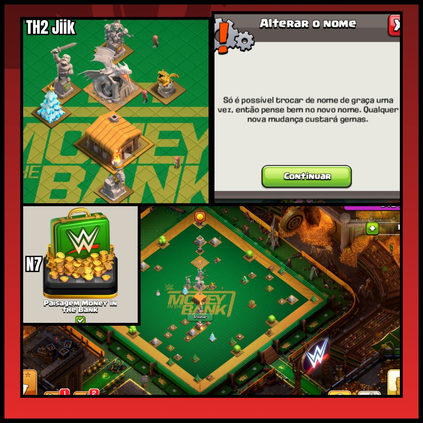 CV1 E CV2 RAROS COM CASTELO E TROCA DE NICK GRÁTIS