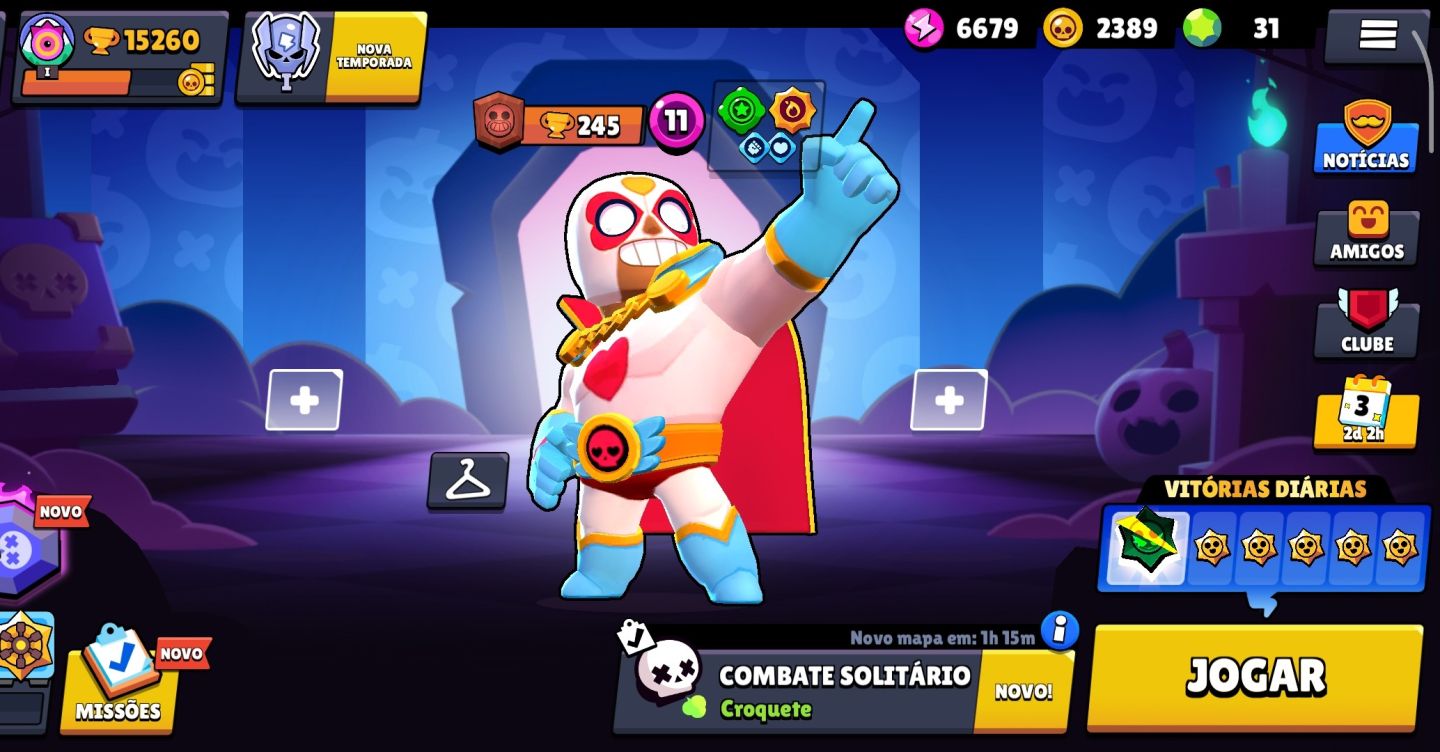 CONTA DE BRAWL STARS | +15K TROFÉU, LÉNDARIOS, MITICO, SUPER CARGA!