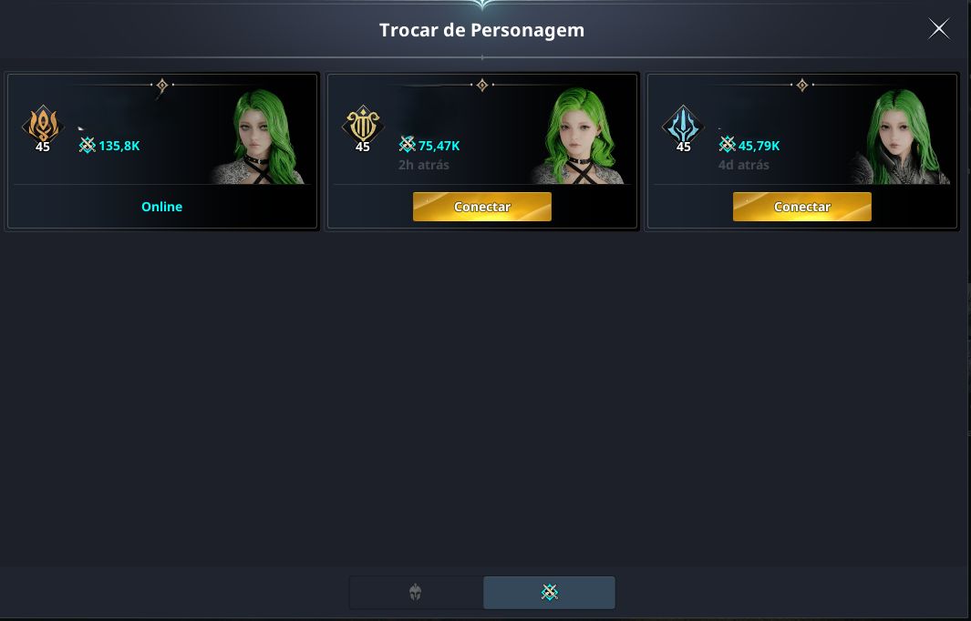 AION 2 | Conta Chanter, CP 135,8k ,GS 2600, Elyos - Serve Ariel - 2 alts