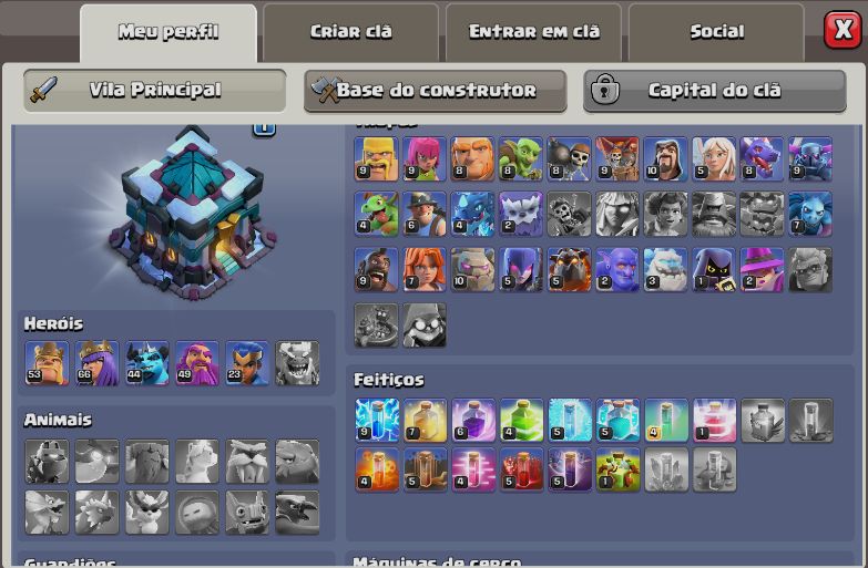 CONTA CLASH OF CLANS TOP À VENDA | CONTA FORTE + PRONTA PARA JOGAR