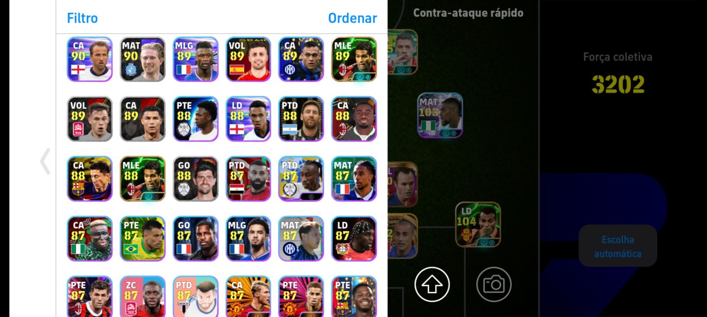 CONTA EFOOTBALL TOP RELÍQUIA NO PRECINHO
