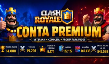 Conta Clash Royale Endgame - 8 anos