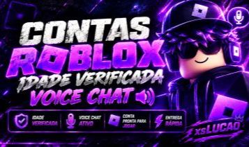 CONTAS BARATAS ROBLOX VERIFICADAS | VOICE CHAT ATIVO | IDADE VERIFICADA