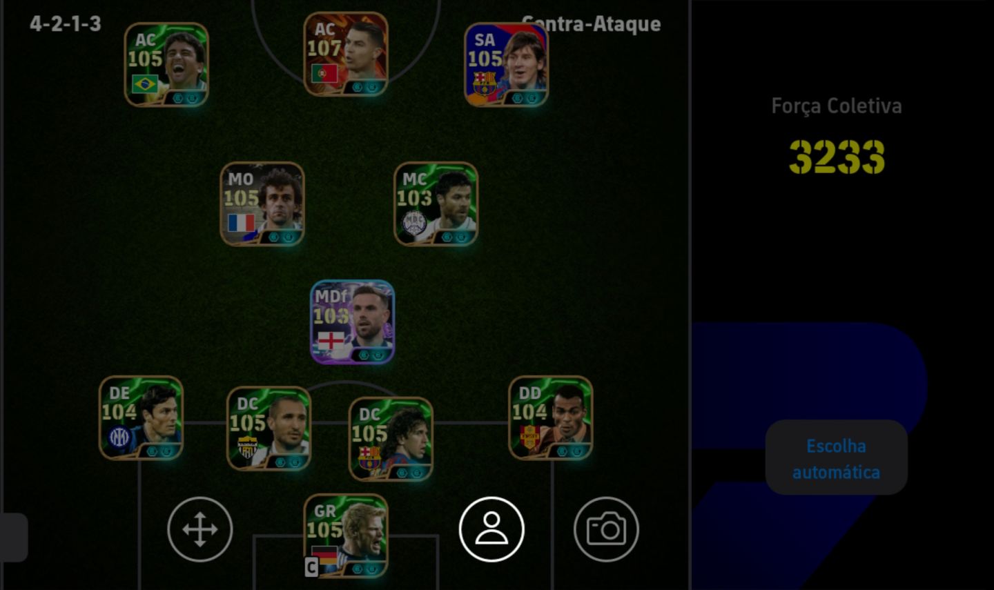 Conta efootball rara vários Big Time