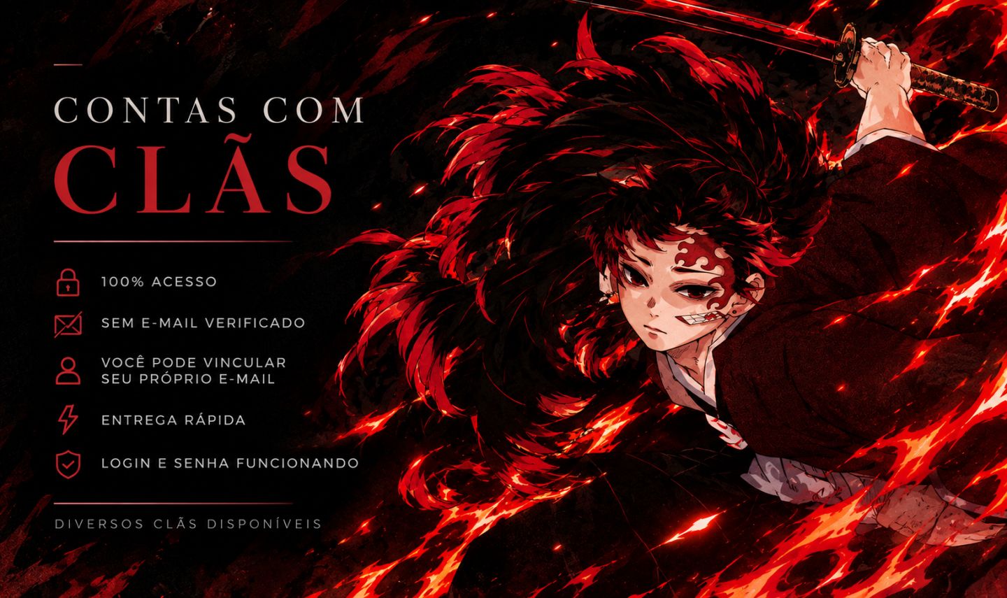 (90% OFF) CONTAS PROJECT SLAYERS COM CLÃS SUPREMOS E MÍTICOS [MELHOR PREÇO]