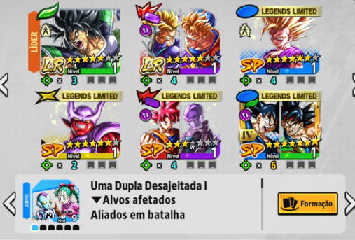 DRAGON BALL LEGENDS LR BROLY, LR GOHAN/TRUNKS BANERS DO ANIVERSARIO