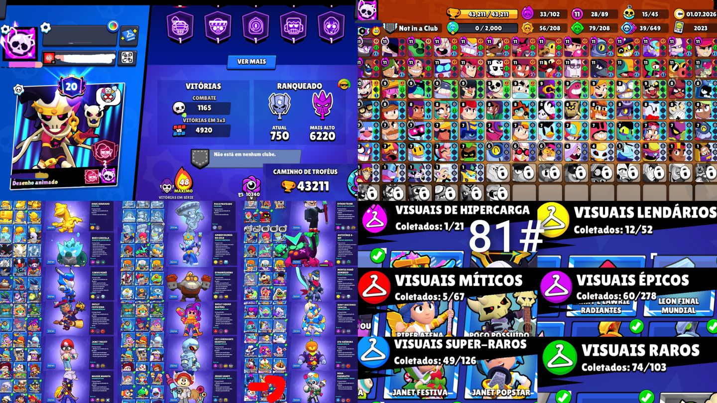 [90% OFF] CONTAS DE BRAWL STARS FULL ACESSO - ENTREGA AUTOMATICA - MELHOR PREÇO