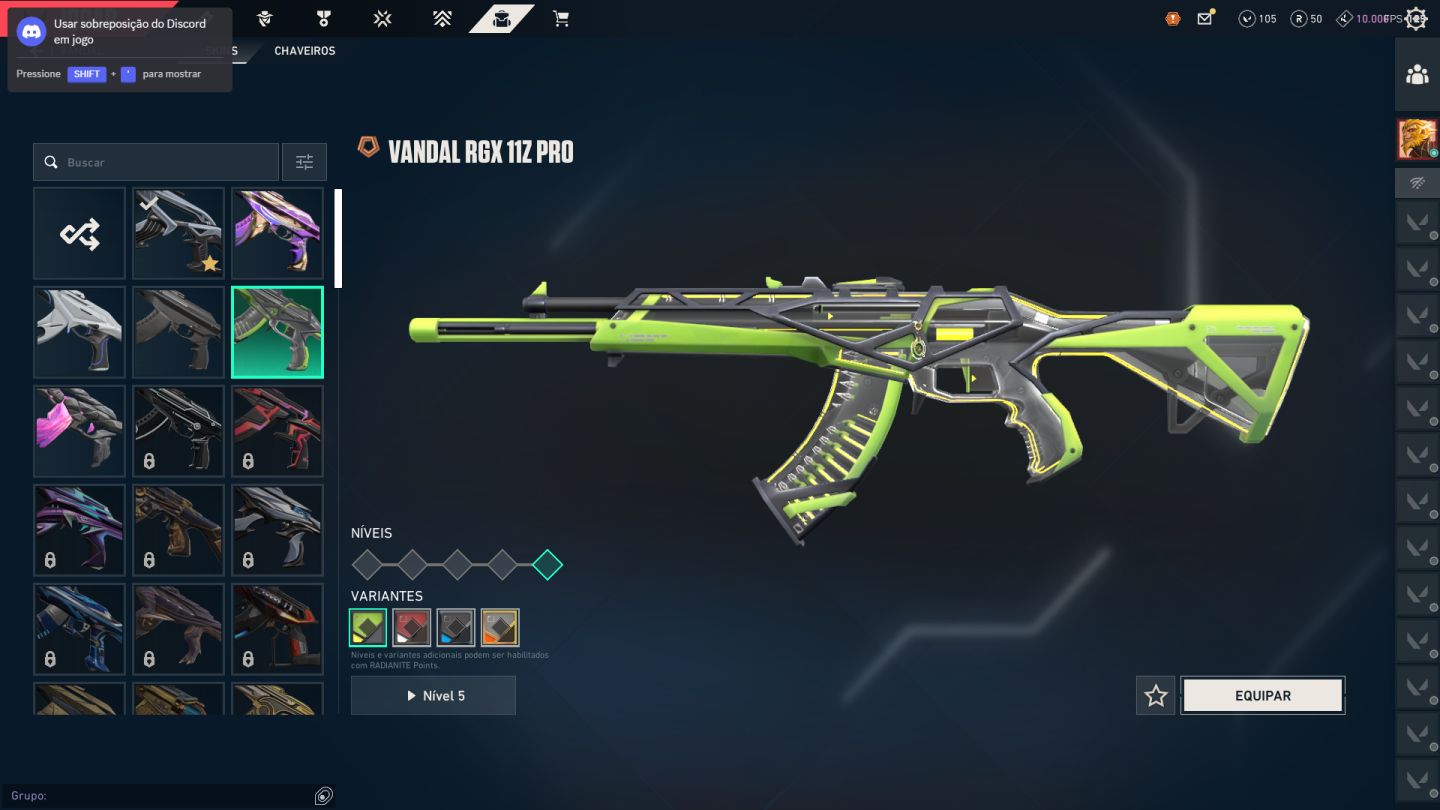 Conta valorant Nivel 138 / Dima 2 / 7 skins!