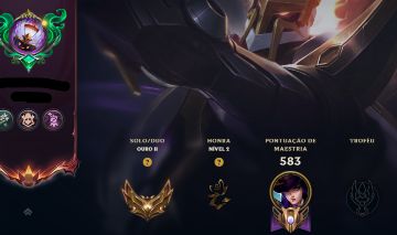 Conta Gold otima para upar com poucas rankeds jogadas e muitas skins