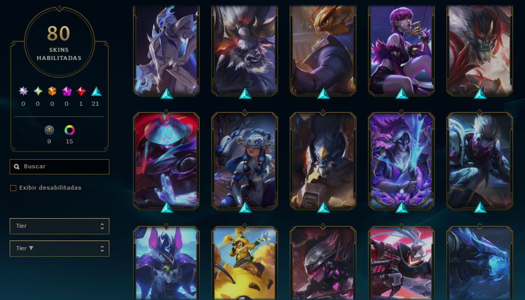 CONTA LOL - LV 95 - 80 SKINS - ESMERALDA 4