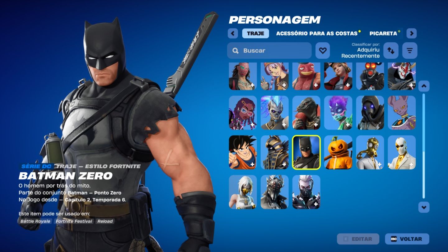 CONTA DE FORTNITE COM 48 SKINS | Son Goku | PROMOÇÃO!