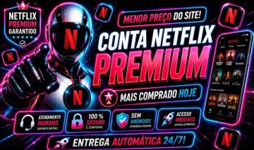 [ENTREGA IMEDIATA] NETFLIX PREMIUM 4K | MENOR PREÇO