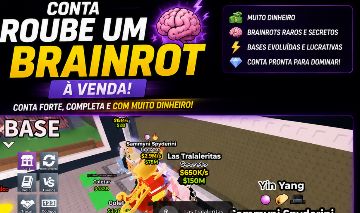 Conta de roube um brainrot com muito dinheiro e muito boa