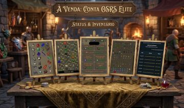 CONTA PVM OSRS - 99 ATK, DEF, STR, MAGE, RANGED E HP