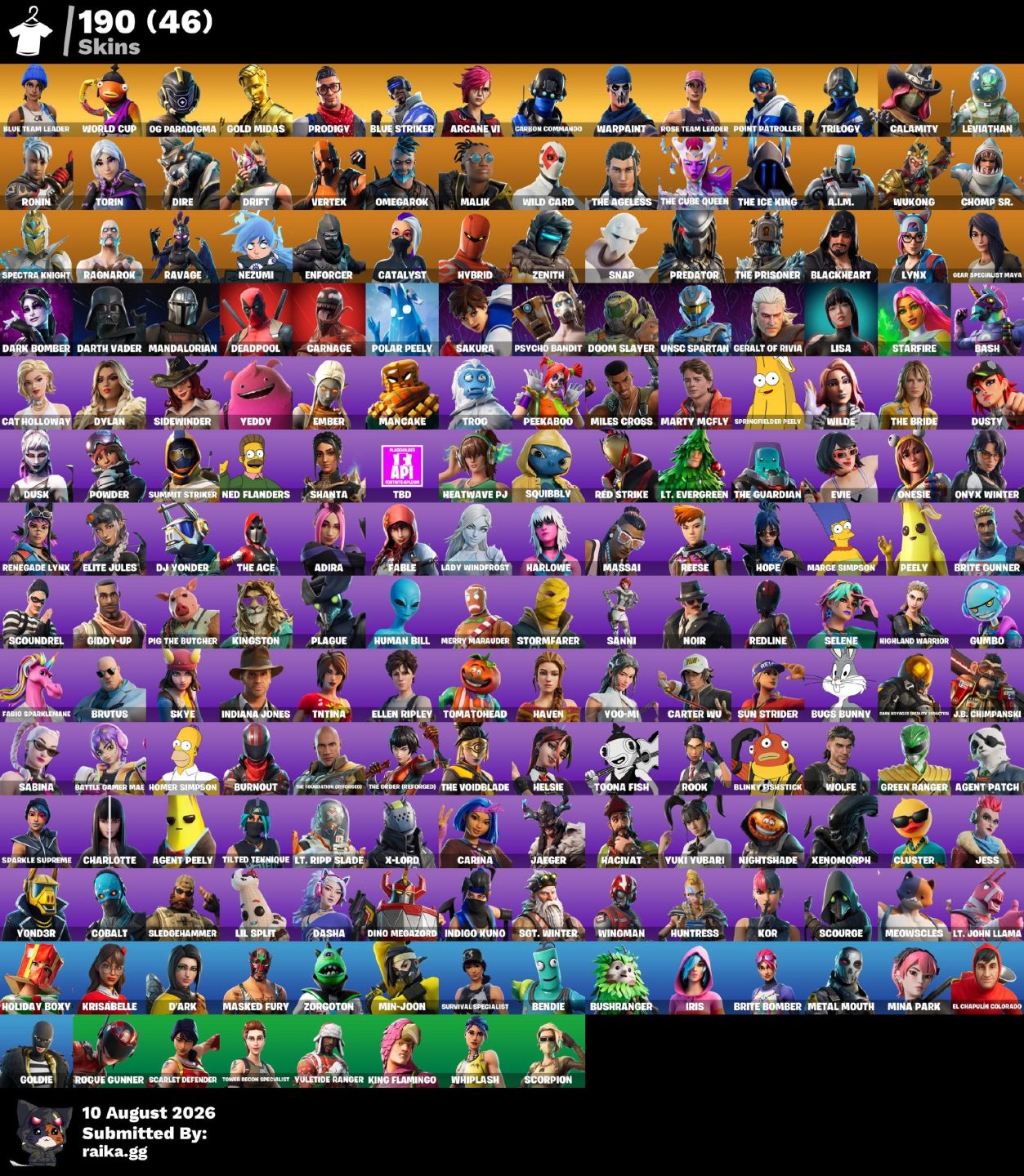 CONTA FORTNITE SALVE O MUNDO FUNDADOR 190 SKINS