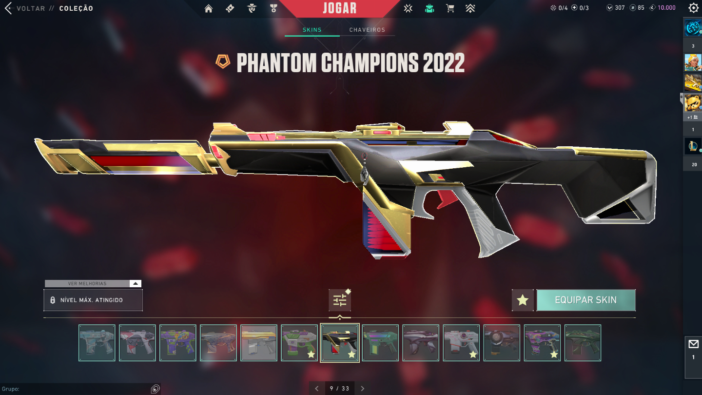 CONTA +50 FACAS, FULL SKIN, RADIANTE TODOS EP, +10K GASTOS