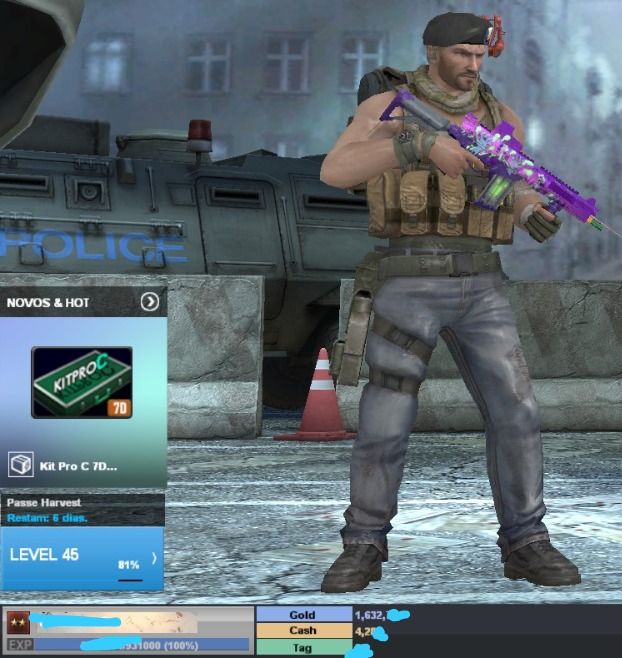 CONTA POINT BLANK GENERAL DE DIVISÃO