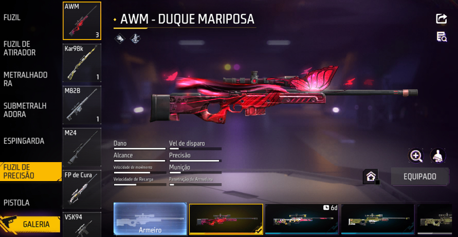 CONTA DE FREE FIRE FULL ACESSO, 8 ANOS