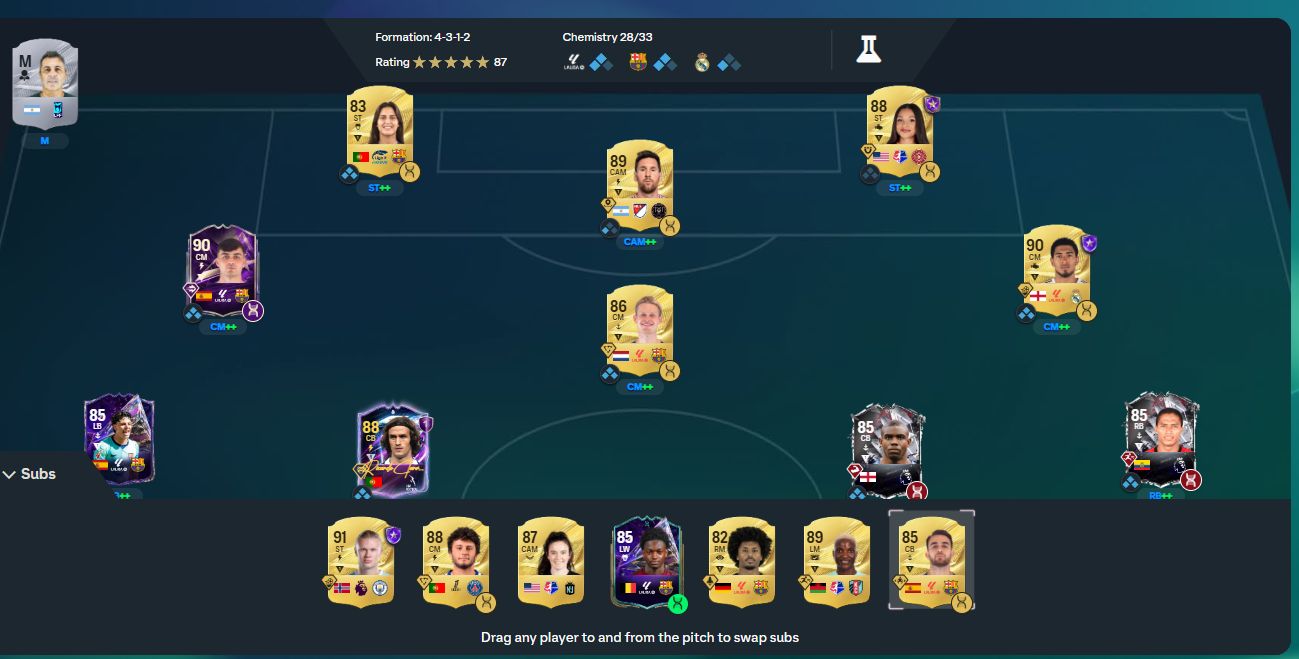 CONTA EA FC 27 UT COM TIME META + JOGO NA STEAM(PC)