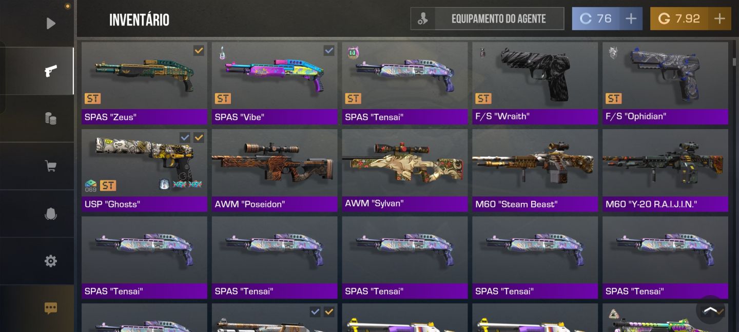 Conta Standoff 2 | Butterfly Legacy + Karambit Nebula | AKR Treasure Hunter, etc