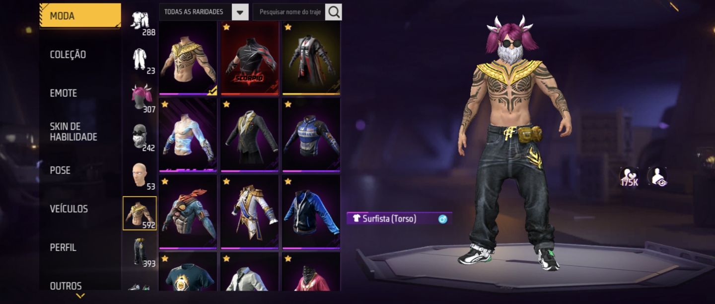 CONTA FREE FIRE SEGUNDO PASSE E ANGELICAL