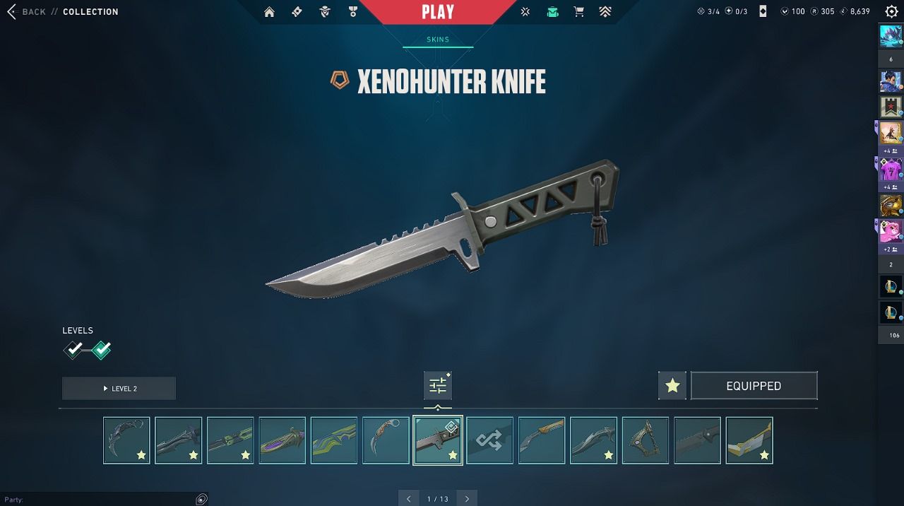 CONTA VALORANT - VARIAS SKINS - ELO PLATINA