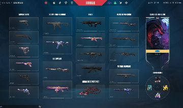 CONTA DE VALORANT RED/BLACK (SAQUEADORA) MUITAS SKINS XD