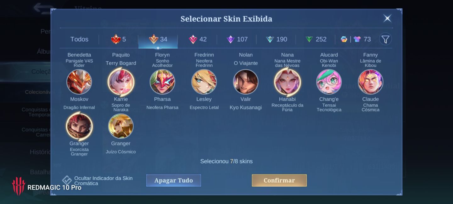 Conta Colecionador Mundial +700 skins