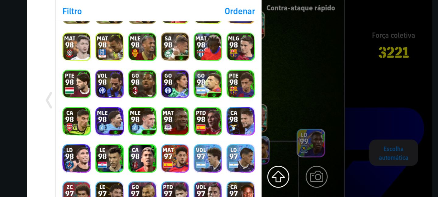CONTA DE EFOOTBALL