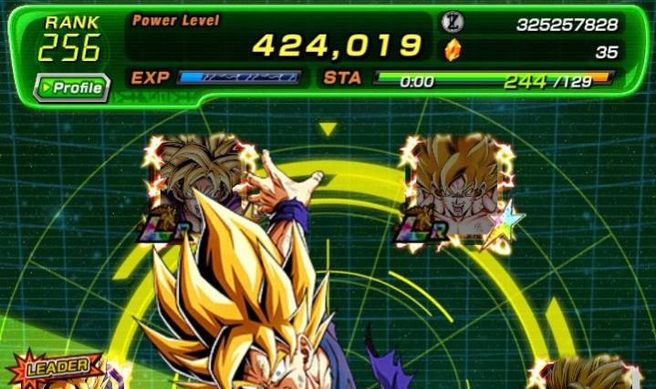 Conta de dokkan em evoluçao boa para se divertir