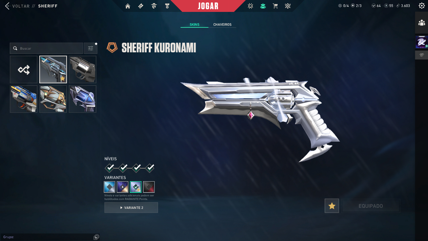 ACC DE VALORANT COM CHAMPIONS 2026, PCT KURONAMI - 2K GASTO VALOR NEGOCIÁVEL!!!