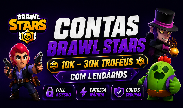 Brawl Stars | Contas 10k - 30k | Com Lendários | Full Access | Entrega Rápida